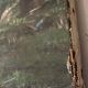 Large painting dated 1872 "Landscape with village by the river" signed