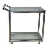 Vintage RVS serveerwagen