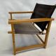 Vintage Safari Chair 1980s Hyllinge Møbler Denmark