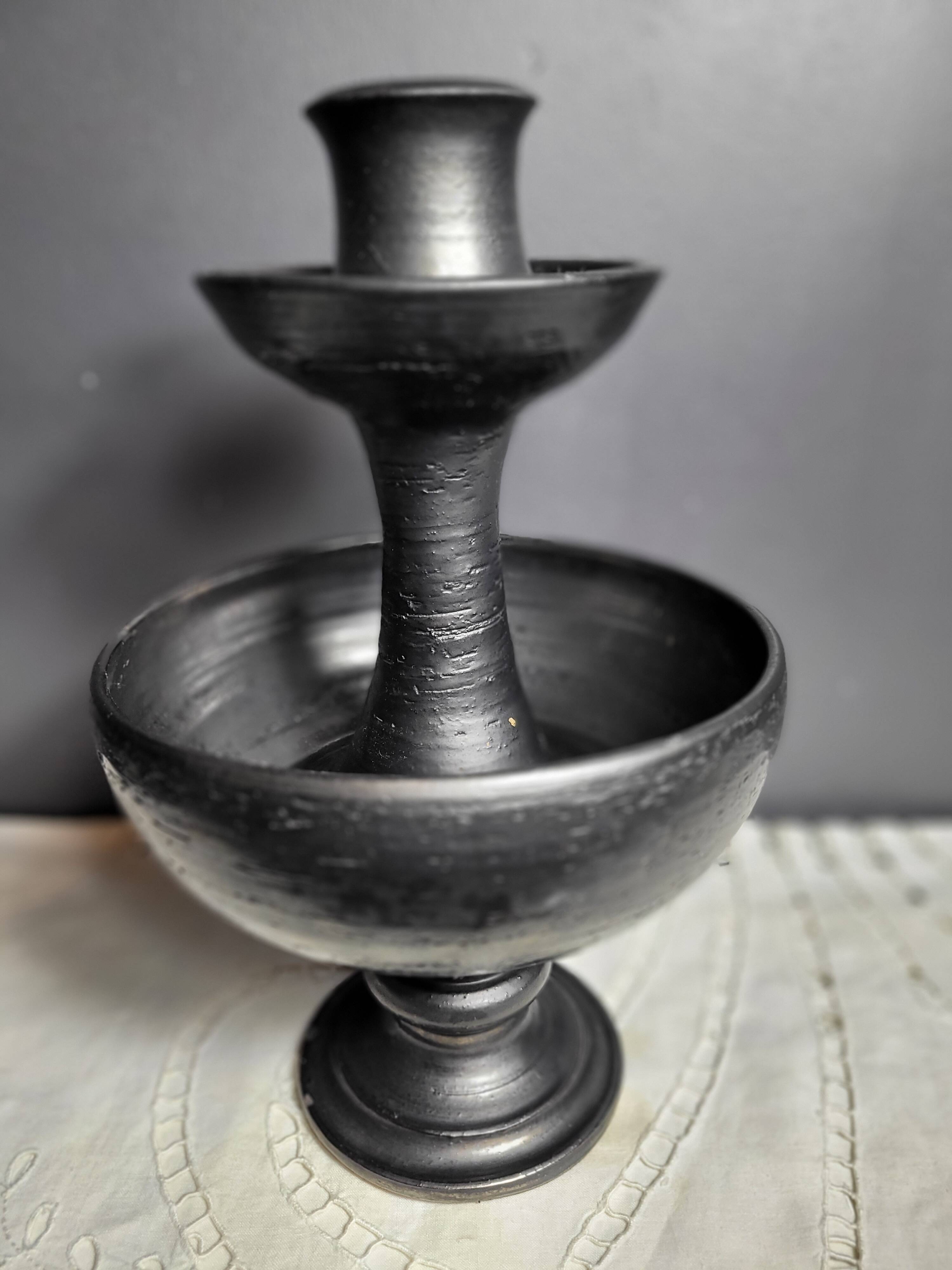 Jean Marais terracotta candlestick cup