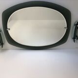 Veca mirror and 2 matching Veca wall lights made in Italy