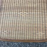 Vintage rattan table