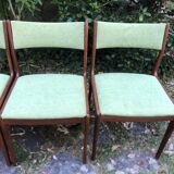 Danish Scandinavian teak chairs Uldum Möbelfabrik 60s