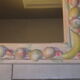 Vintage mirror year 70 80 Decorative Plaster Fruit Decorations