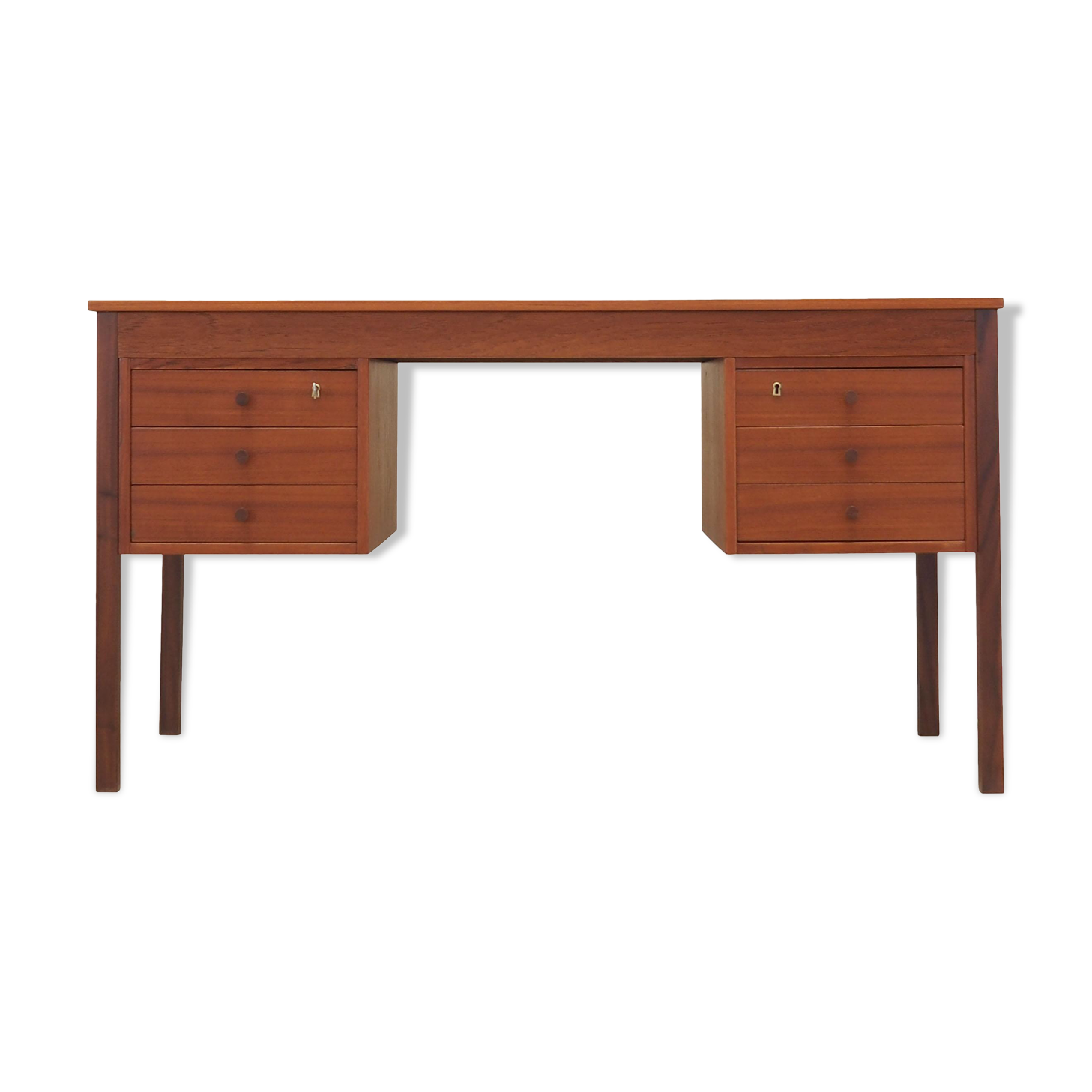Teak desk, Danish design, 1970s, made in Denmark
