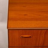 Danish Design High Teak Chest of Drawers, 1960s