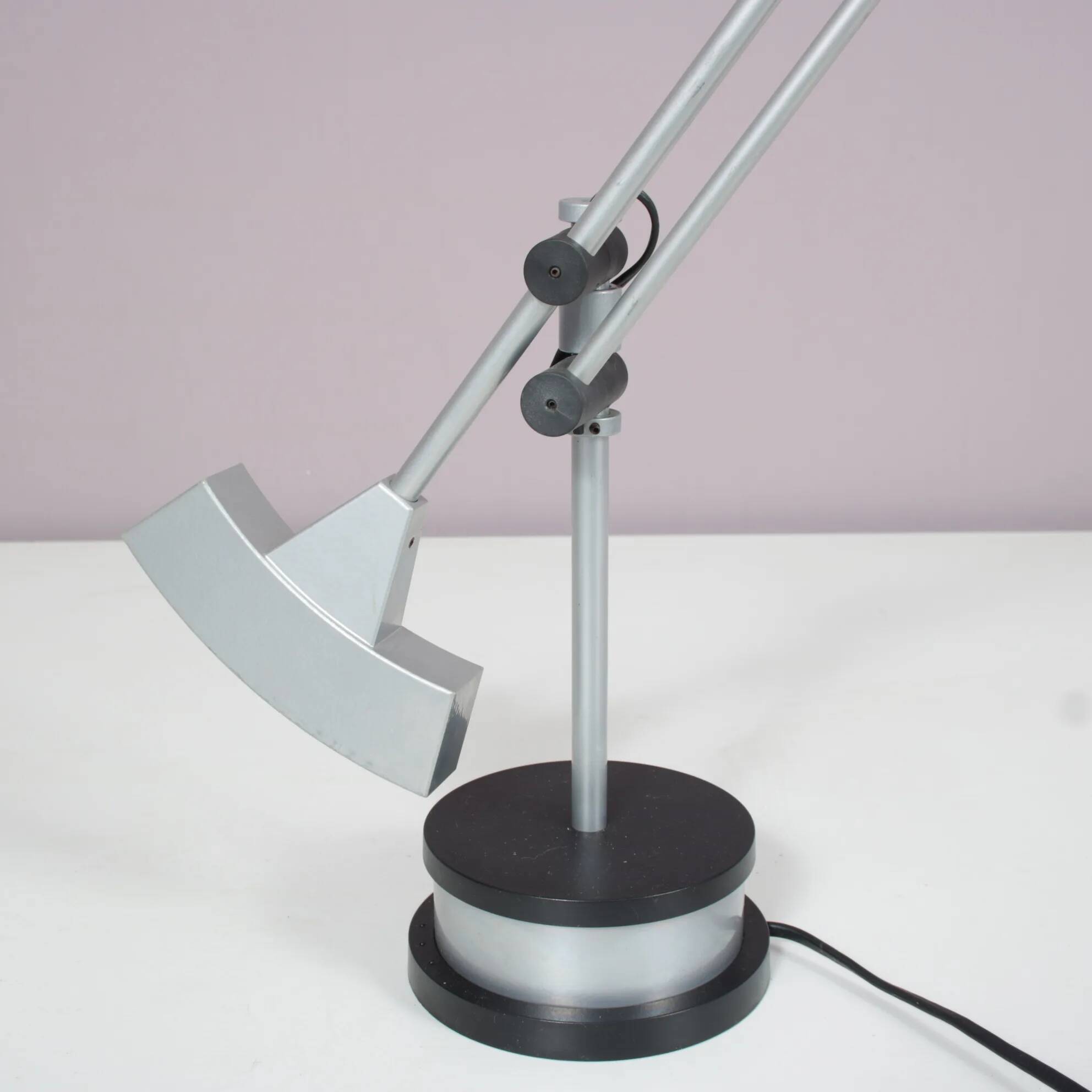 1980s adjustable desk lamp by Edwin Klein for Indoor, Netherlands