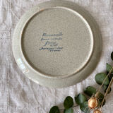 Set of 3 plates sarreguemines model Ramatuelle