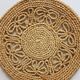 Vintage 70s braided rope table mat
