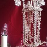 Luminaire lustre cristal vintage ancien luxe de la lustrerie mathieu france