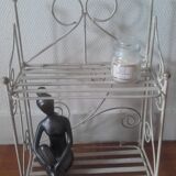 Vintage metal shelf