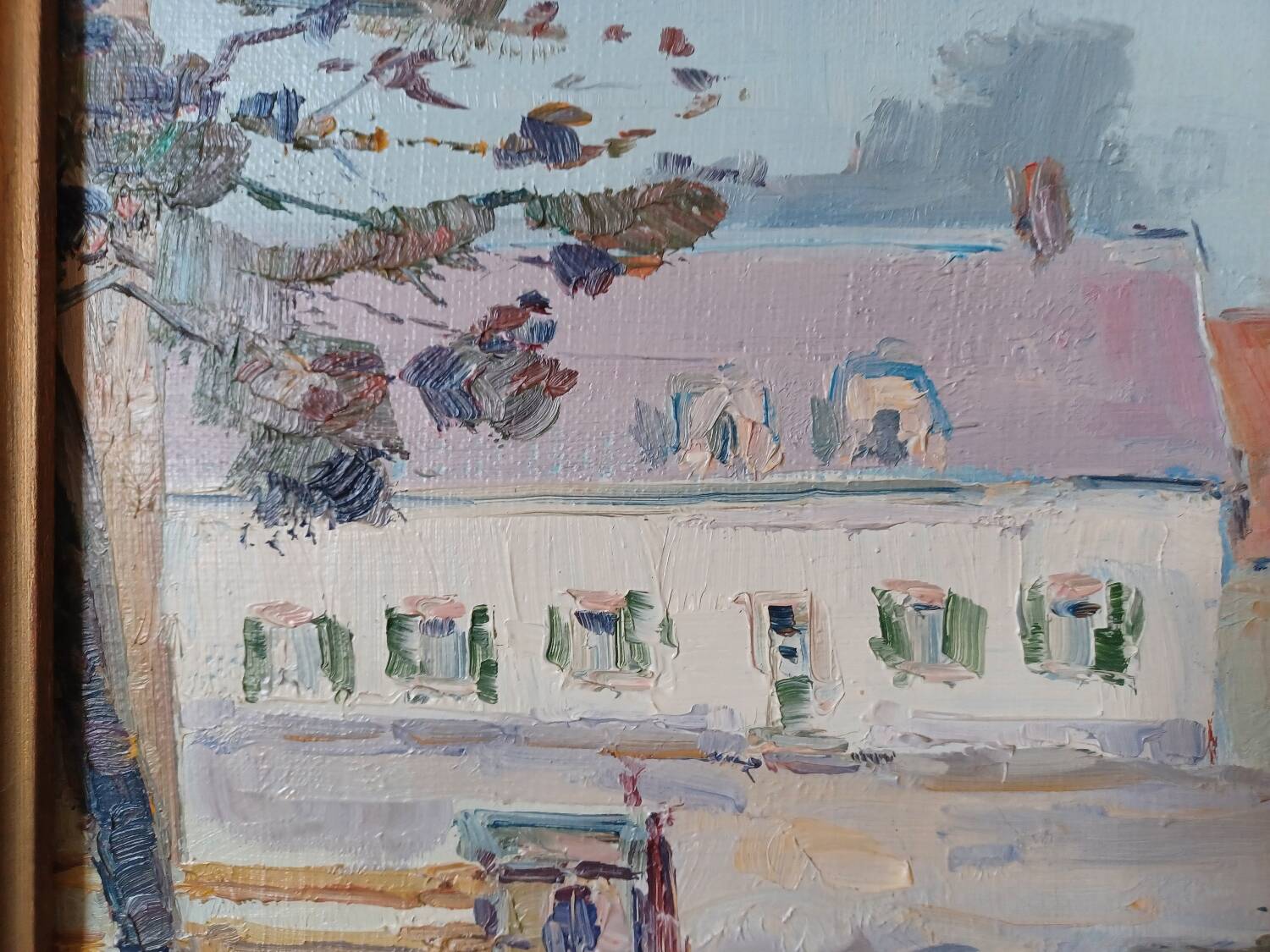 Peinture à l huile Wierre effroy