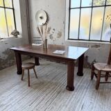 Dudouyt oak dining table 1940