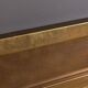 Miroir carré vintage en laiton et bronze du 20ème siècle par Belgo Chrom, Belgique