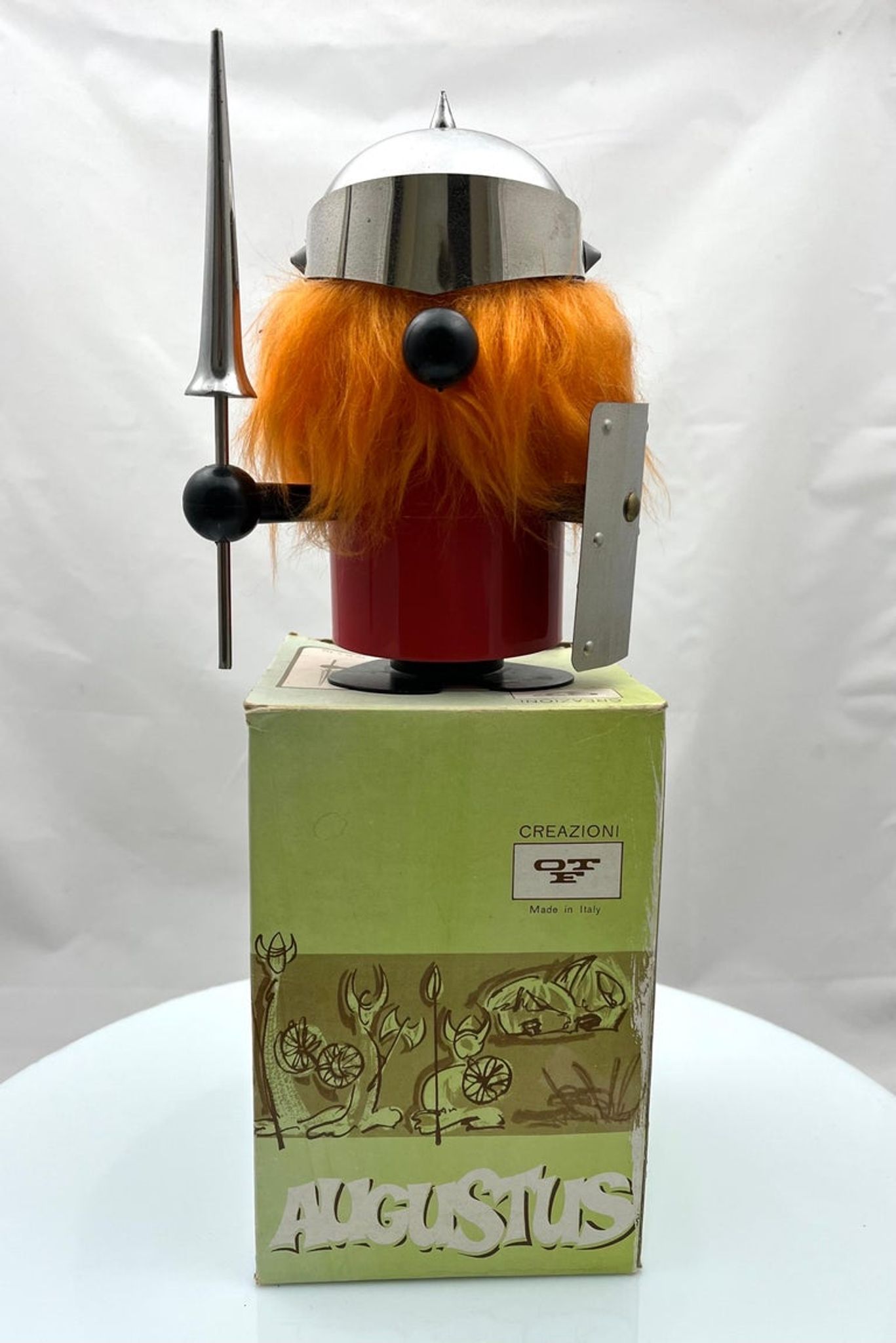 Rare Augustus lamp by Enea Ferrari for Oldtimer Ferrari Otf, 1960s