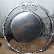 Vintage cut alfra alessi perforated basket stainless steel 18/10 italy