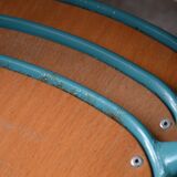 6 vintage blue children's chairs