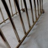 Silver metal toast door