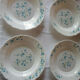 6 plates Veronica hollow blue flowers myosotis arcopal