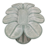 Vintage Bamboo and Rattan Dining Table, 1980's