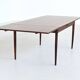 Niels Otto Moller large extendable dining table in rosewood Denmark 1960