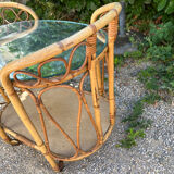 Rattan trolley