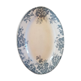 Plat ovale en terre de fer saint amand & hamage modèle marie-louise