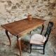 Louis XV provincial desk – 18th century – Walnut & Elm – 116 x 63 cm