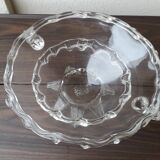 Glass fruit bowl