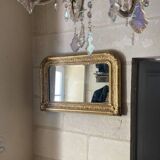 Old golden mirror