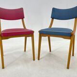 Set of 2 Colourful Vintage Chairs, Germany, 1960's