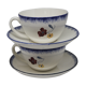 Duo of chocolate Mary Lou Digoin cups