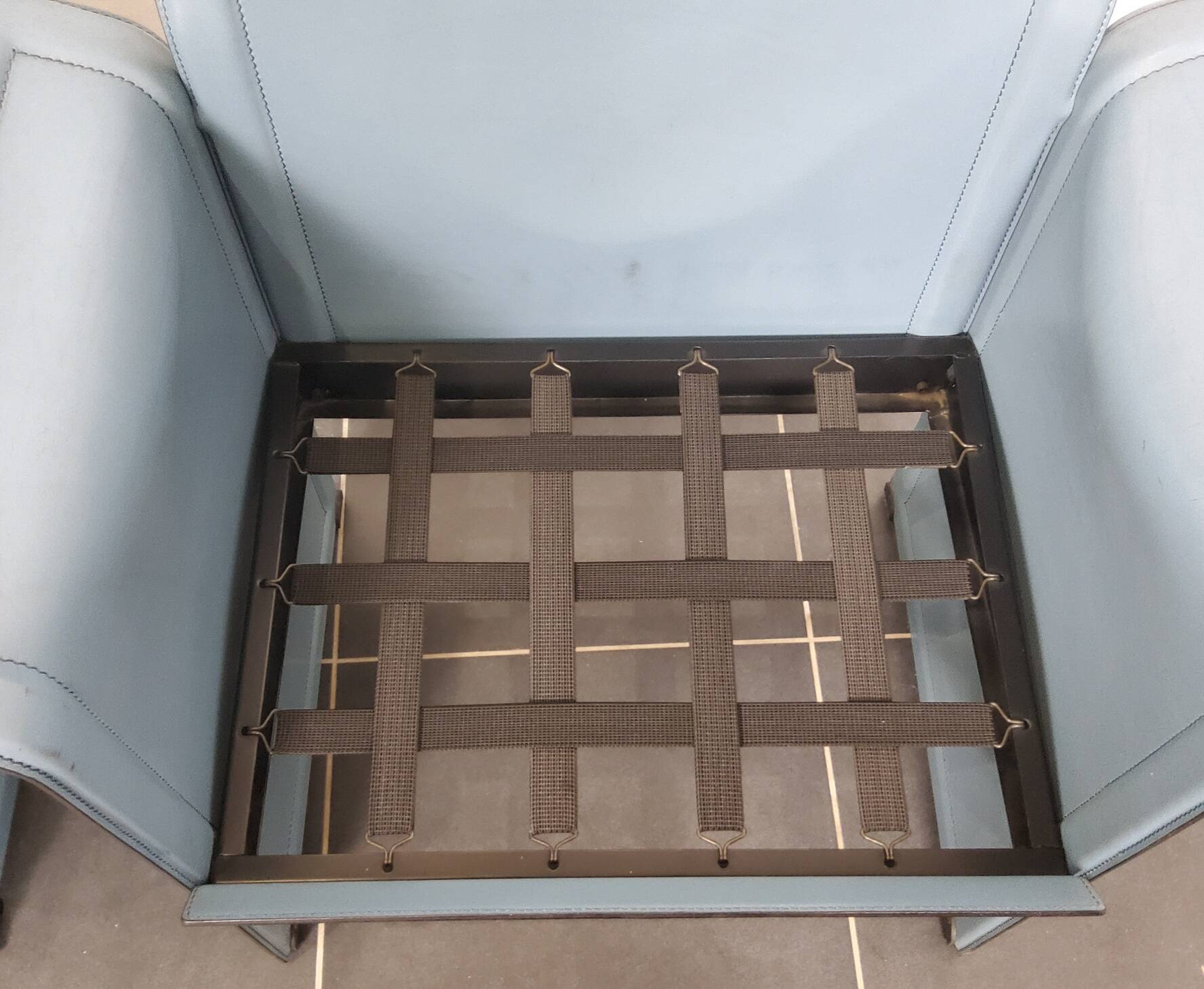 Korium Leather Armchairs by Tito Agnoli for Matteo Grassi, 1970s