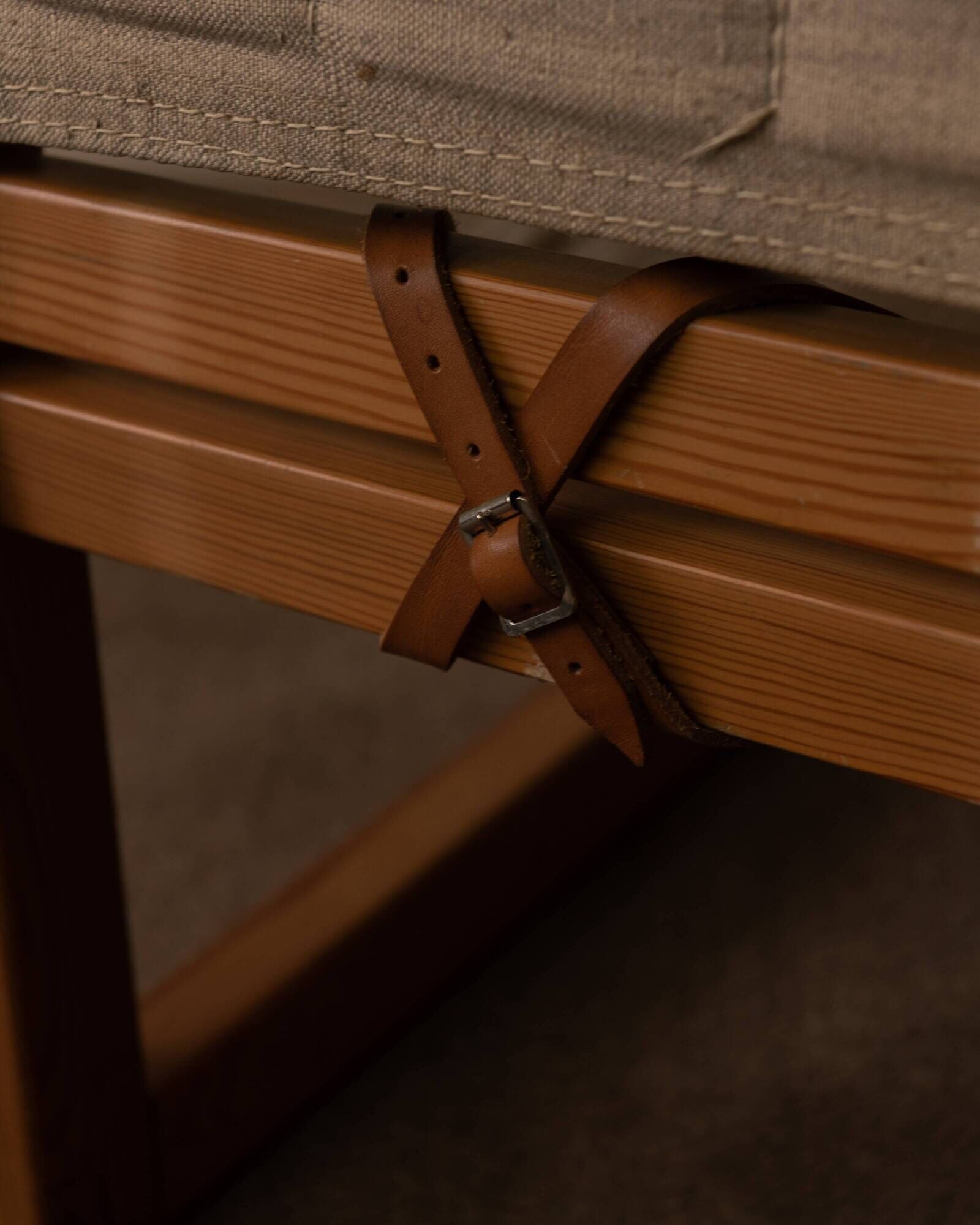 Diana safari chair by Karin Mobring for IKEA · pine and canvas
