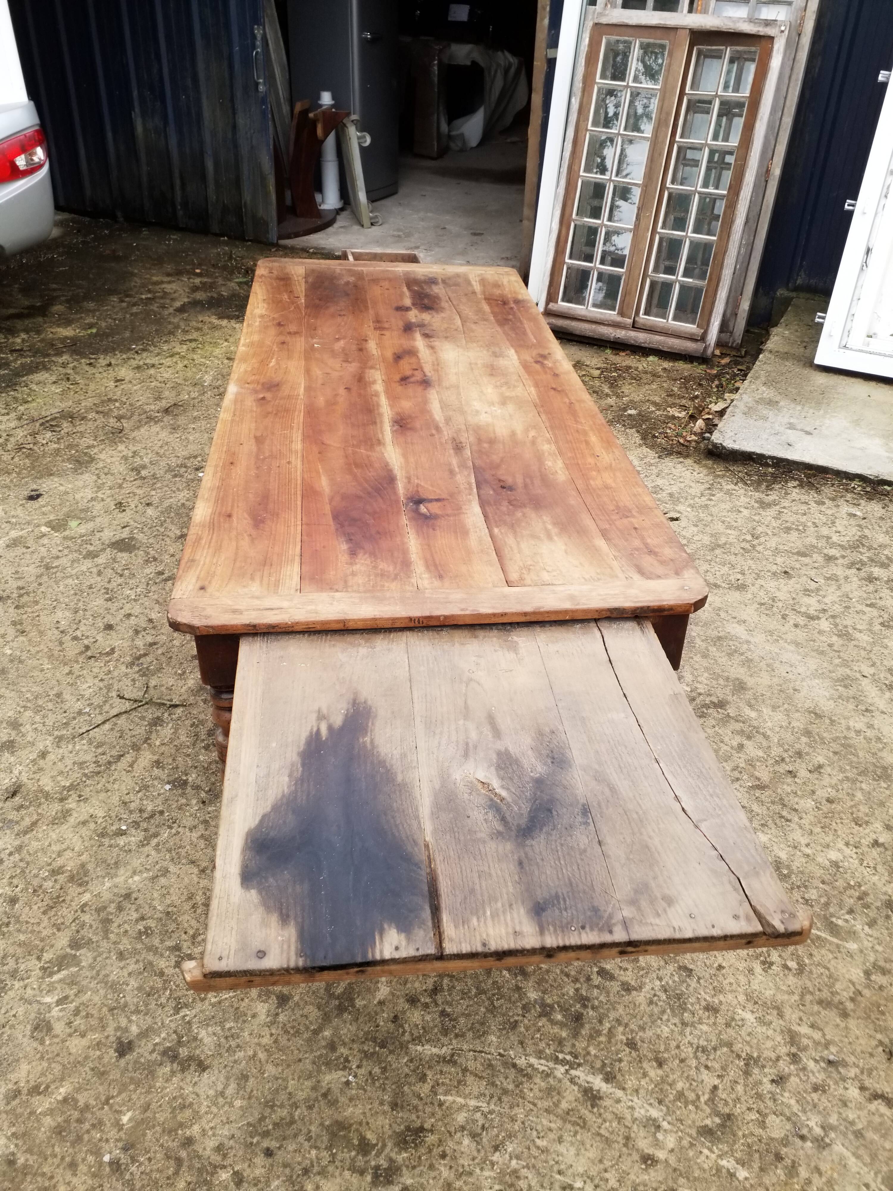 Table de ferme merisier