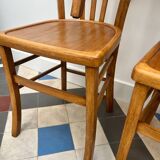 Suite of 5 bistro chairs.