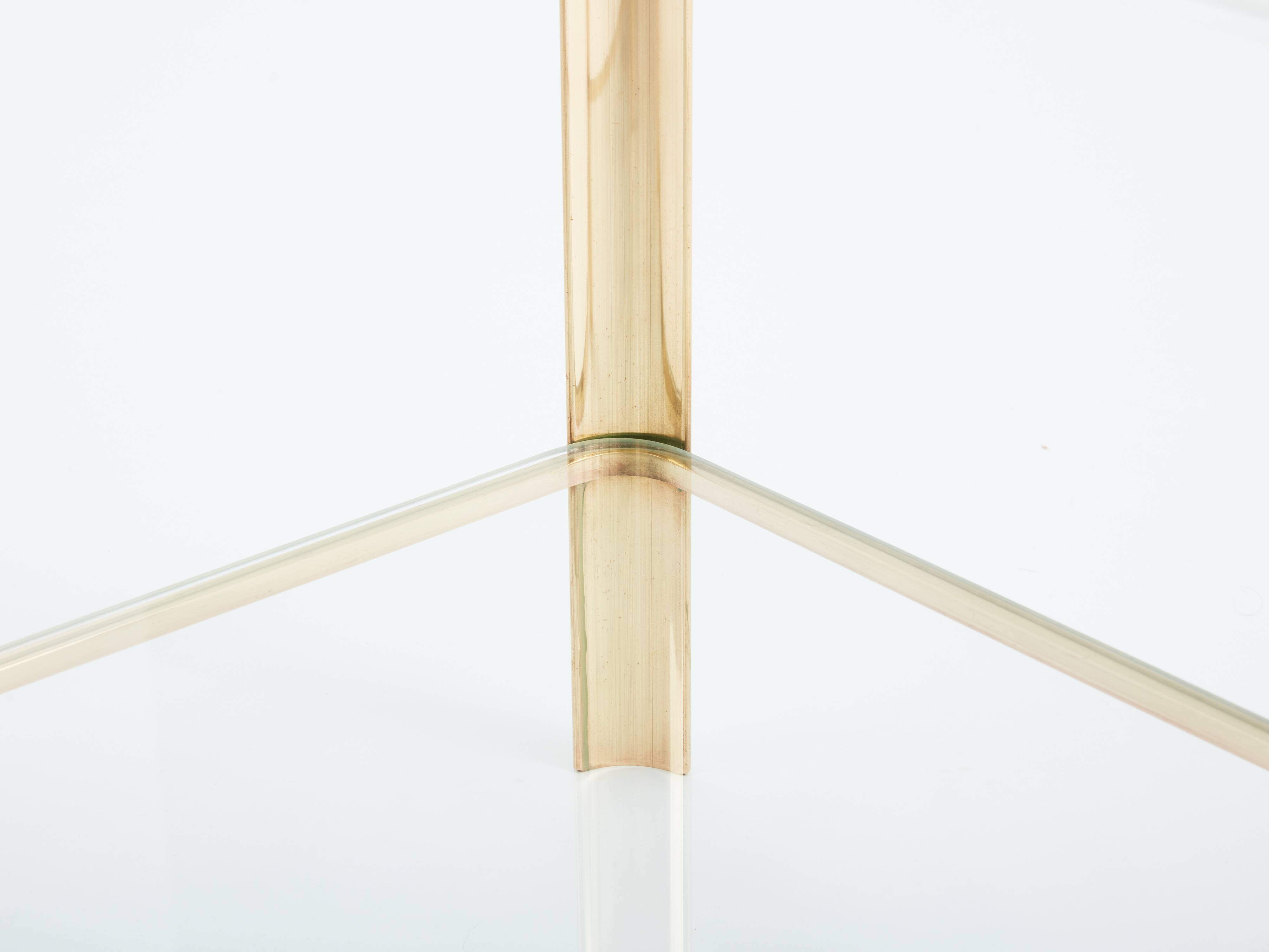 Bronze side table JT Lepelletier for Broncz circa 1960