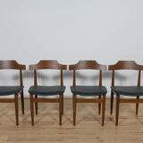 Mid-Century Teak Dining Table & Chairs by Hans Olsen for Frem Røjle, Denmark, 1960s, Set of 5