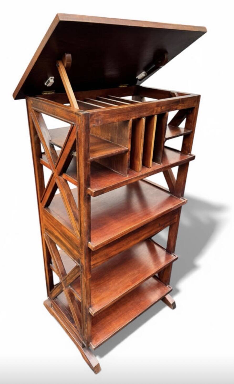 Bibus furniture with an adjustable shelf – vintage library furniture