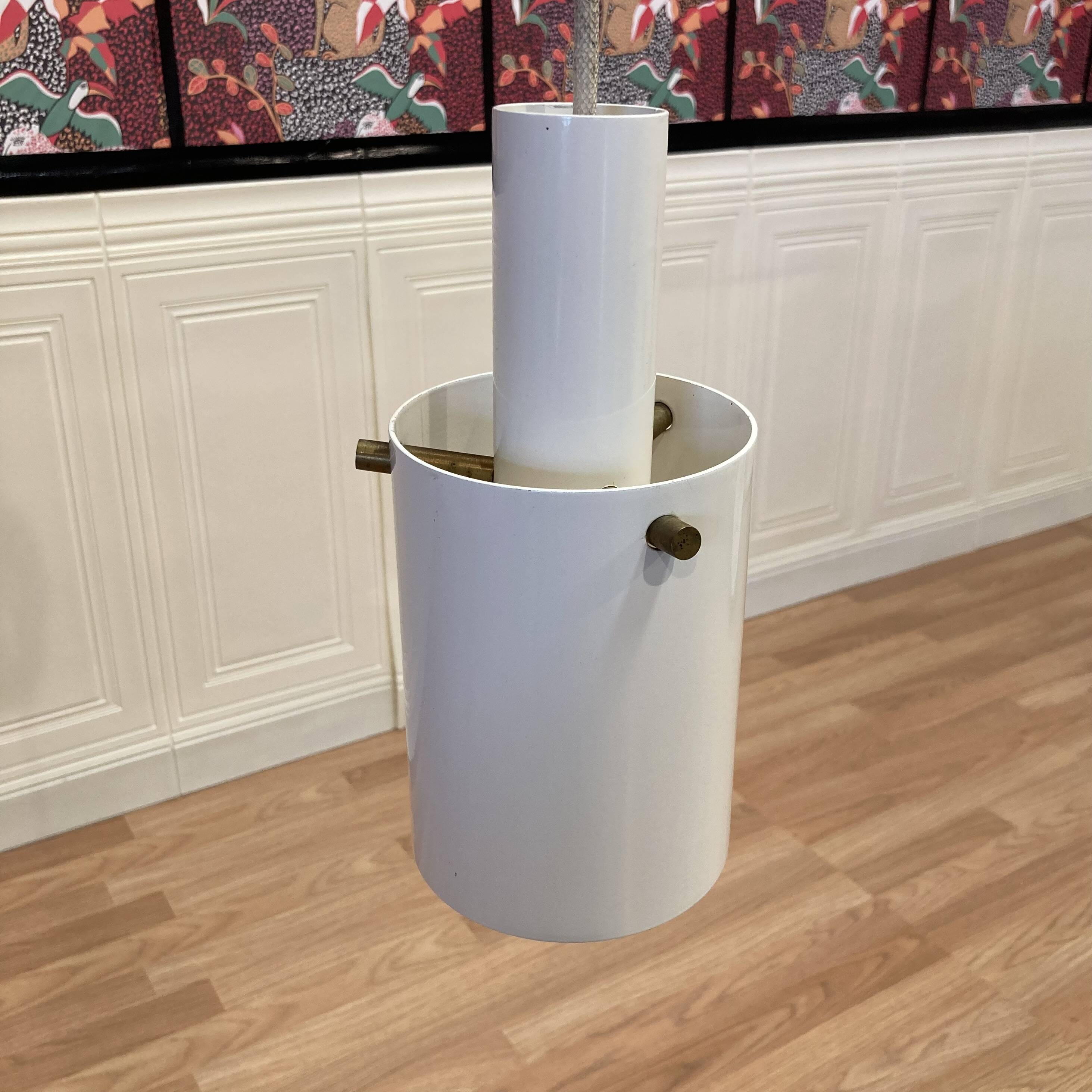 Scandinavian design metal suspension.