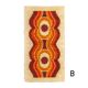 Tapis orange 'Waves' Space Age