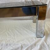 Vintage glass coffee table