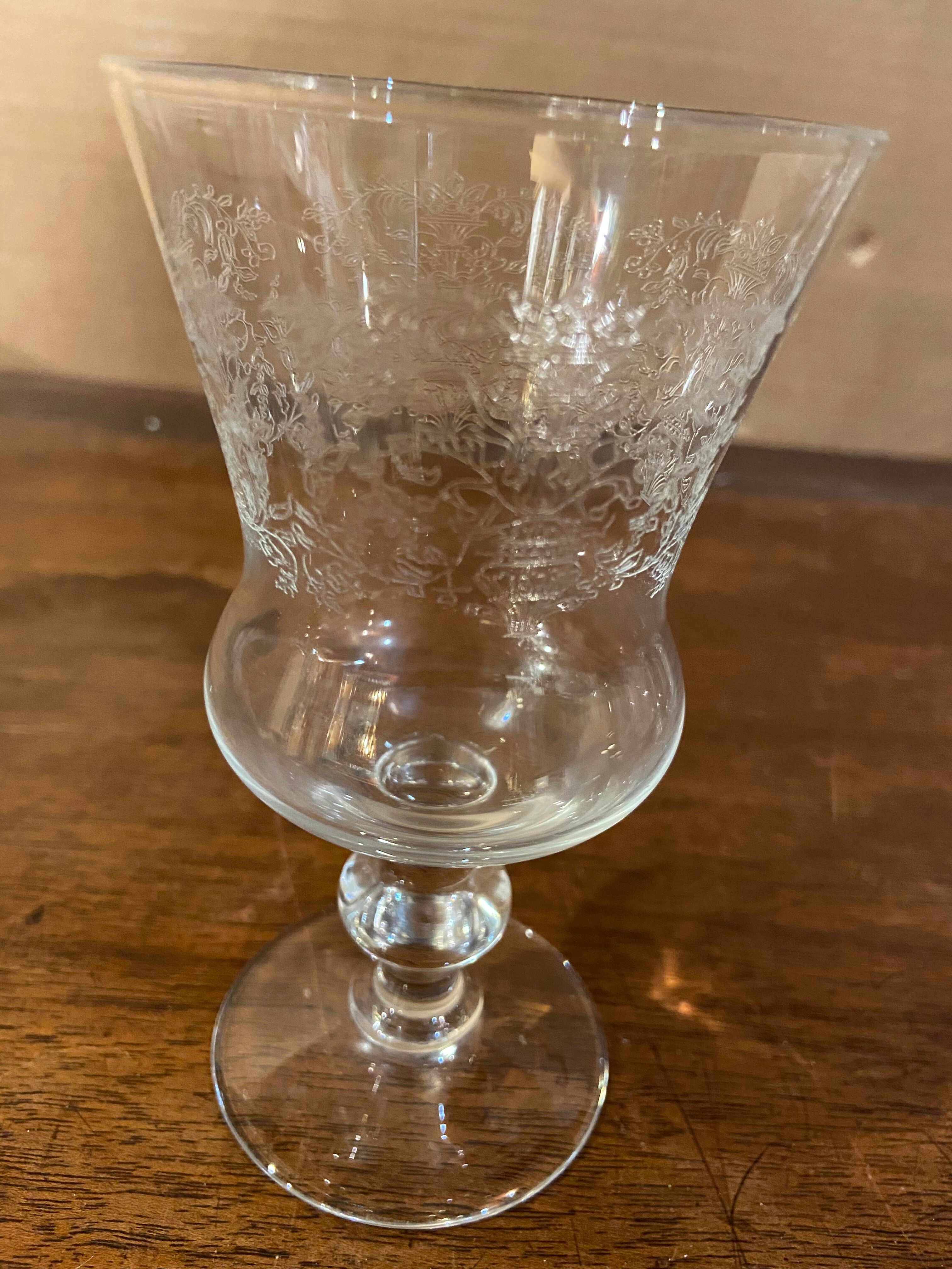 Verres à pied