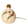 Ceramic lamp base with floral patterns