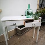 Console en bois vintage