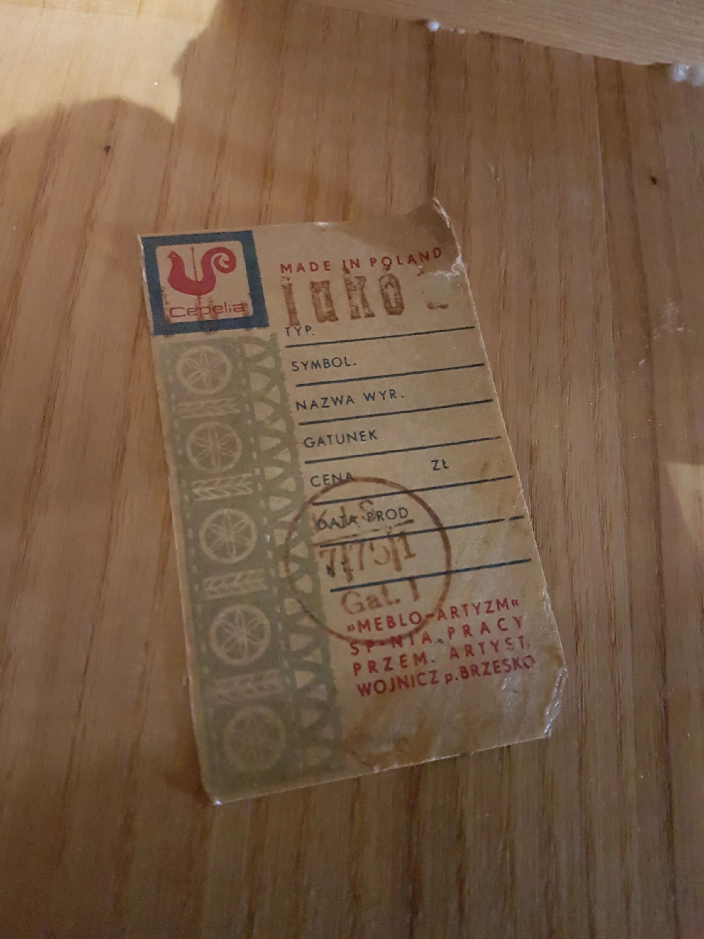 Vintage mid-century brutalist style design Tiroler chair set of 4