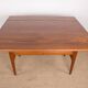 Table danoise monte et baisse en teck, 1960