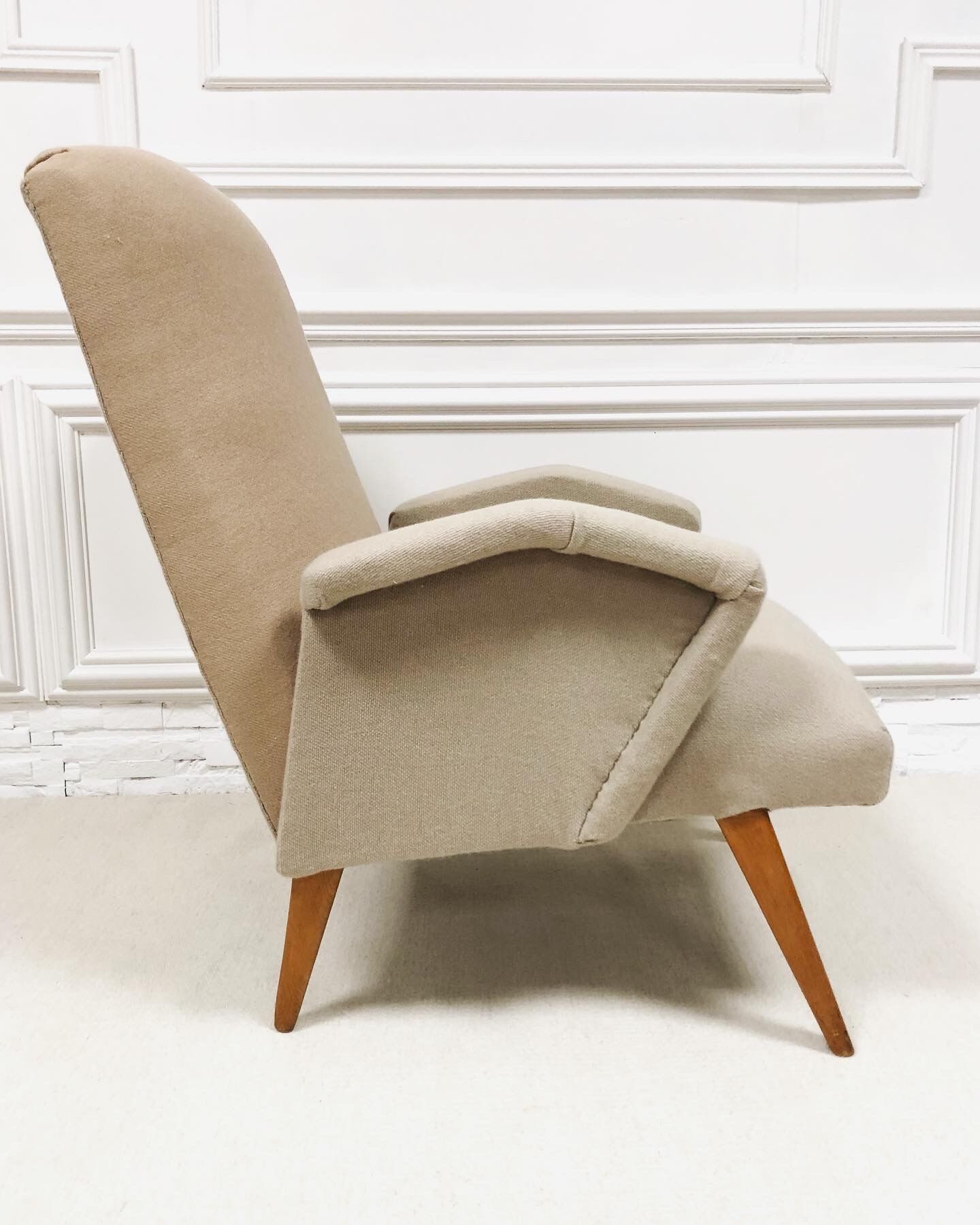Restored Scandinavian vintage armchair