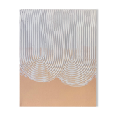 Long Boobs toile abstraite minimaliste 24x30cm oeuvre originale