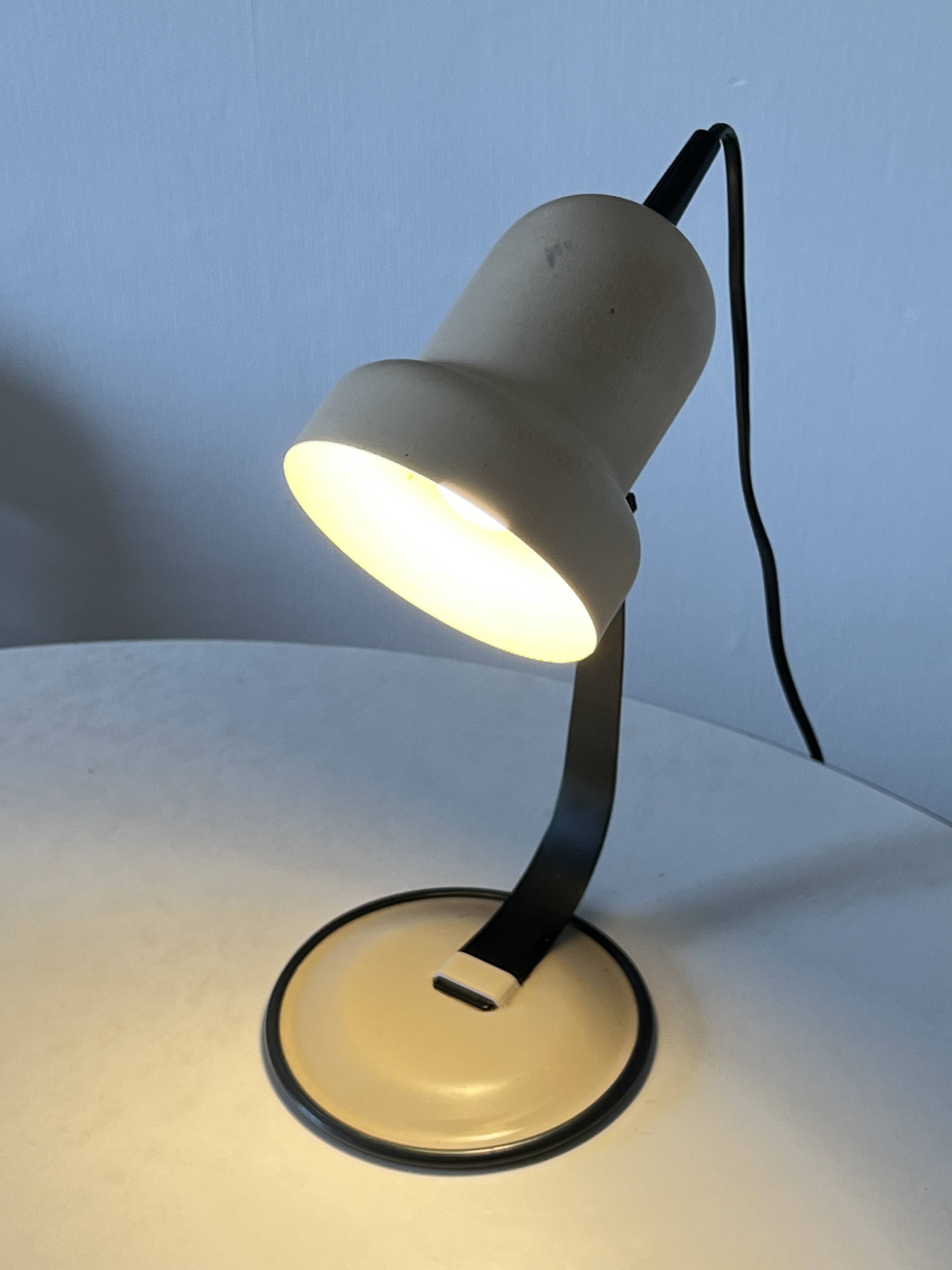 Vintage beige table lamp